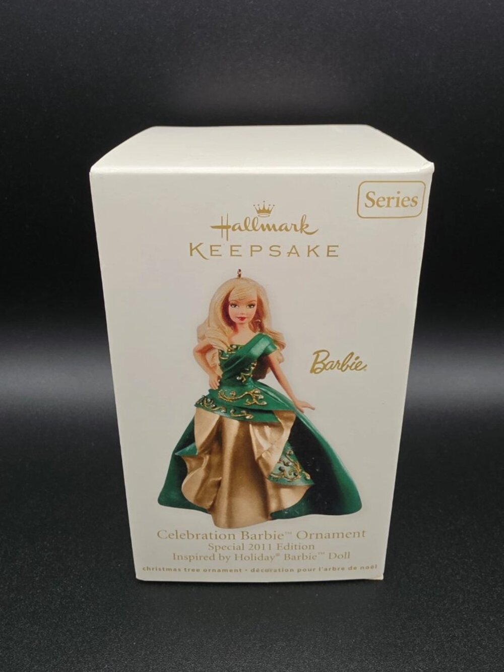 CELEBRATION BARBIE 2011 HALLMARK KEEPSAKE ORNAMENT NIOB
